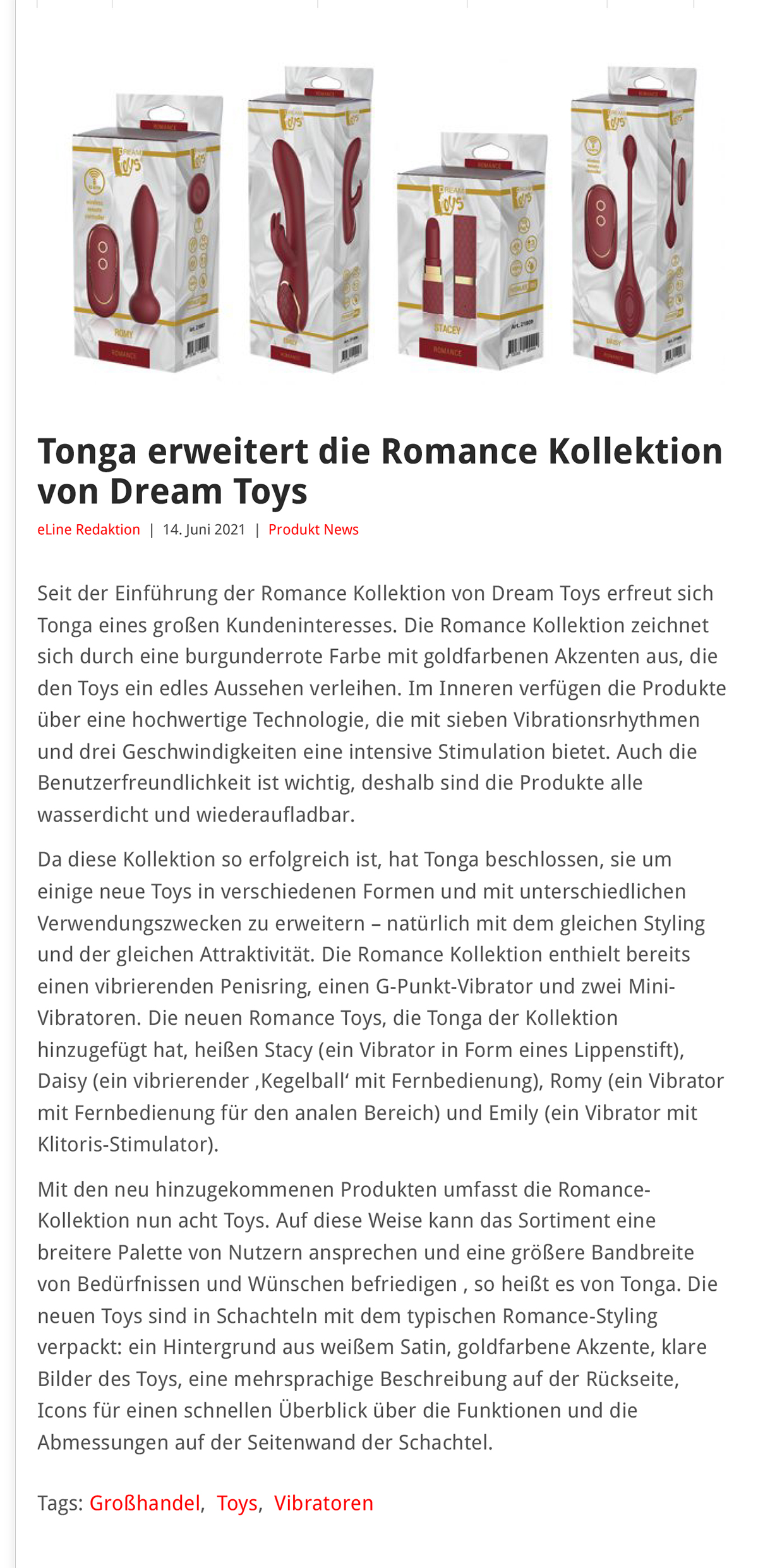 2021-06 eLine Online - Dream Toys Romance